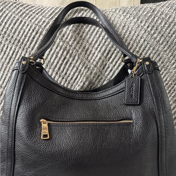 COACH Pebble Leather Kristy Shoulder Bag - Picture 2 of 16